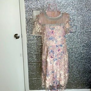 Tahari Floral midi dress